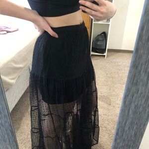 ✨ 3 for 30 ✨ Forever 21 tiered mesh skirt
